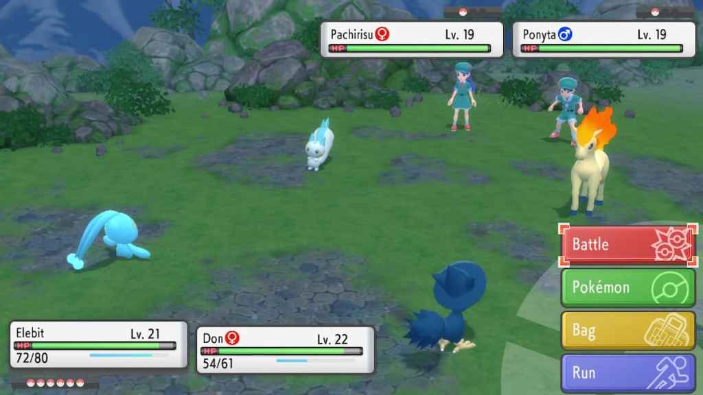 How do Double Battles work in Pokémon Brilliant Diamond and Shining