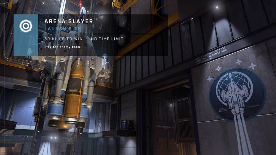 All Weapon Spawn Locations on Launch Site in Halo Infinite Multiplayer