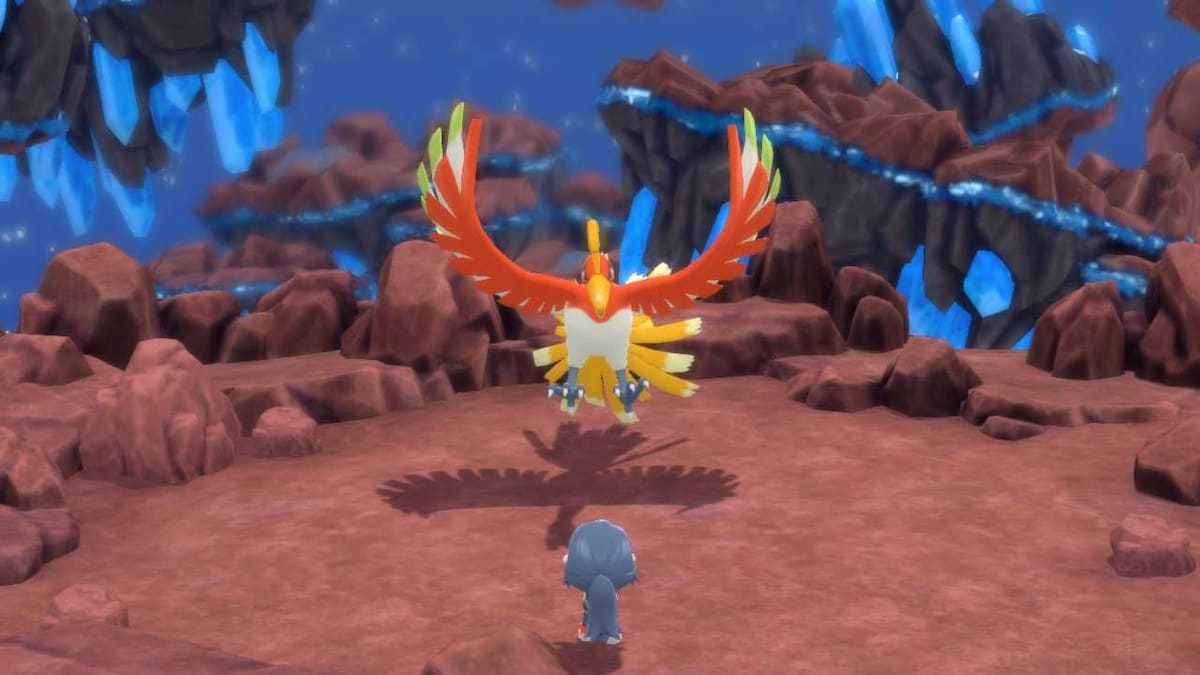 Where to find Ho-Oh in Pokémon Brilliant Diamond & Shining Pearl