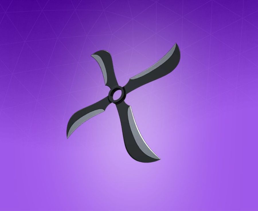 Demon Wind Shuriken Back Bling