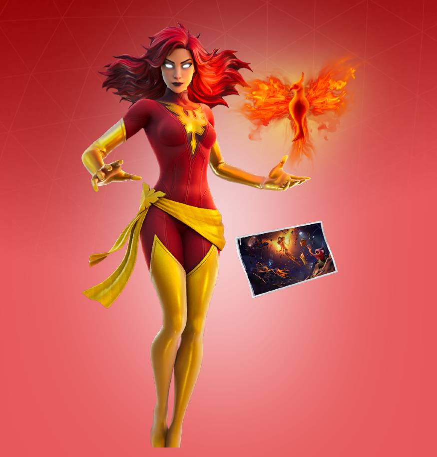 Dark Phoenix Fortnite Girl skin