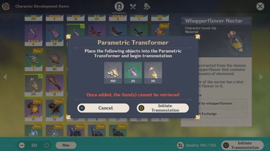 How to use the Parametric Transformer in Genshin Impact News7g