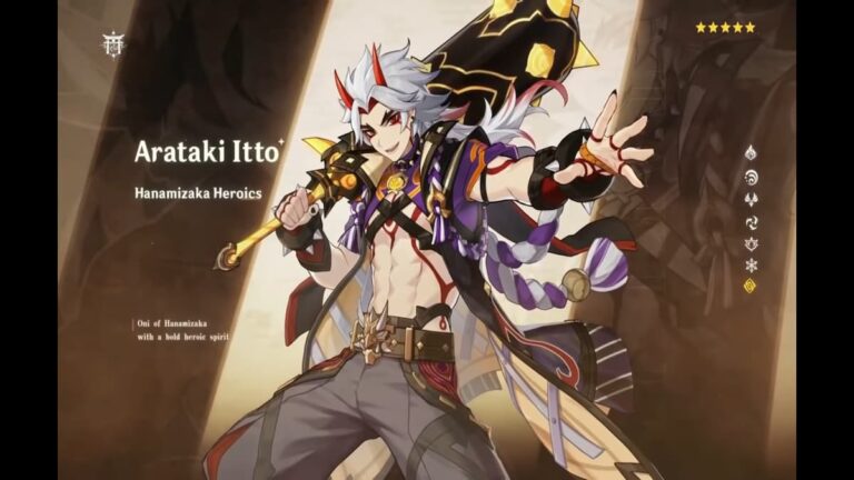 Everything we know about Arataki Itto in Genshin Impact - Abilities ...