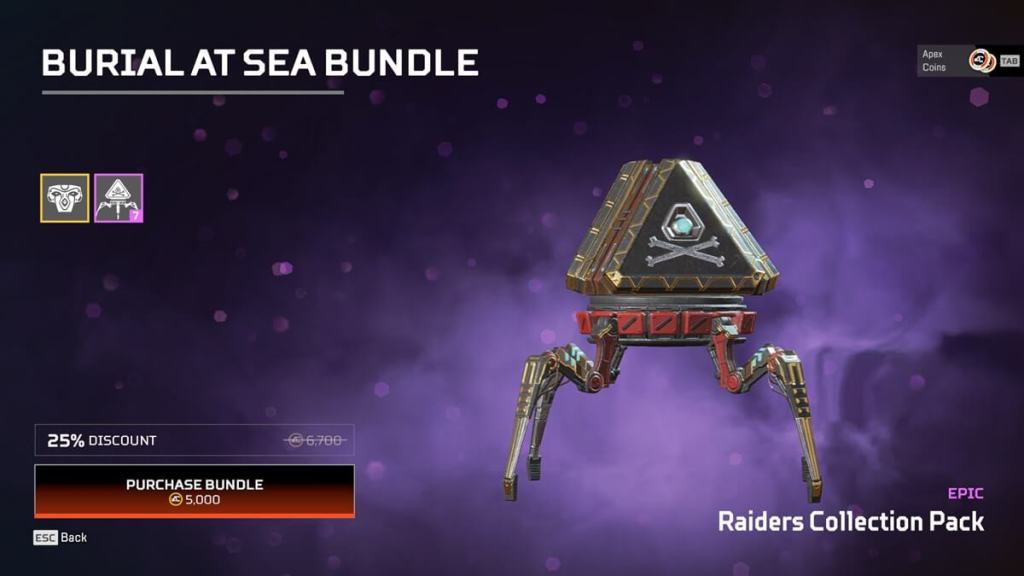 Burial at Sea Packs