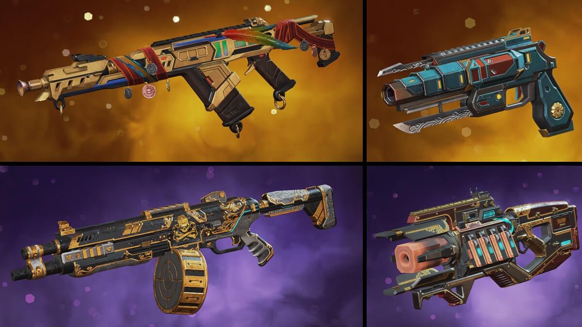 All weapon skins in the Raiders Collection Event for Apex Legends Pro
