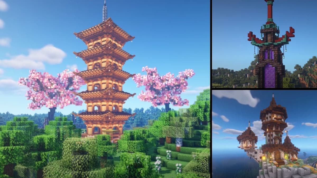 Best Minecraft Tower Designs Pro Game Guides