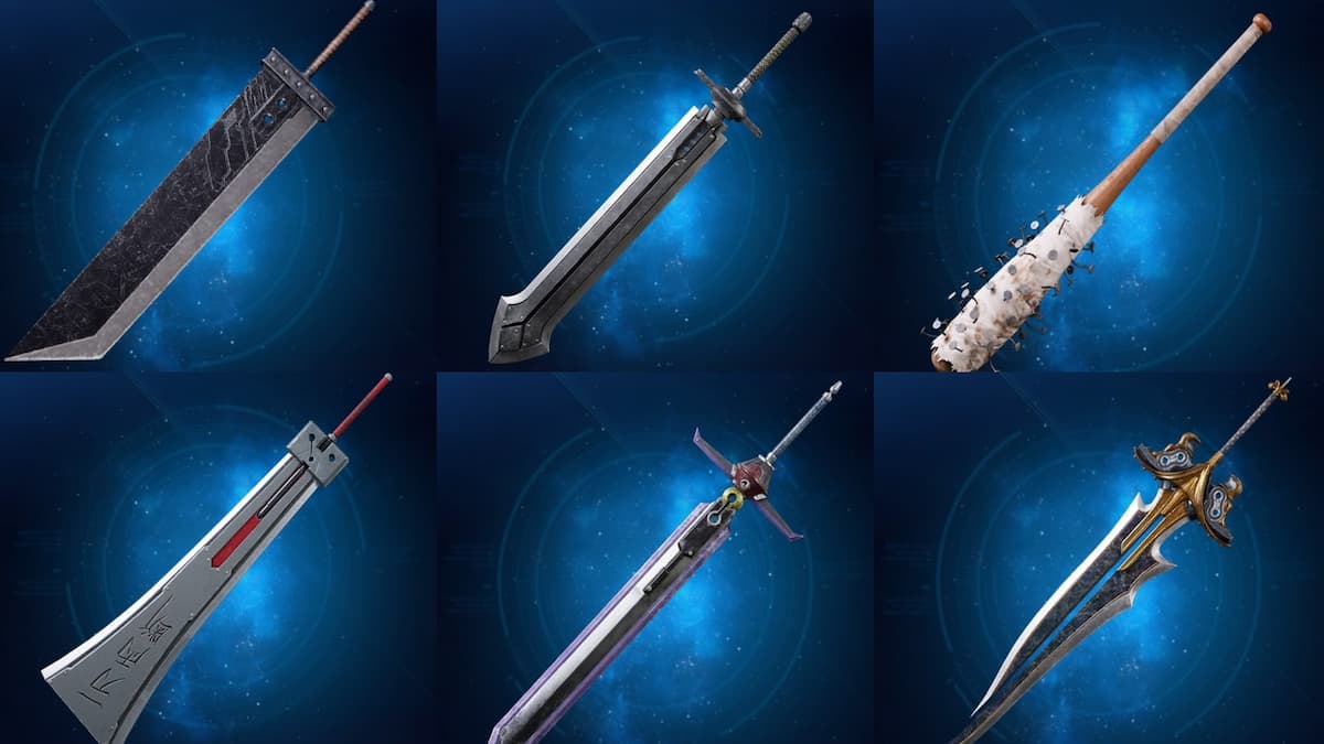 All Weapon Locations In Final Fantasy VII Remake Intergrade Pro Game   Final Fantasy VII Remake Intergrade Cloud Weapons 