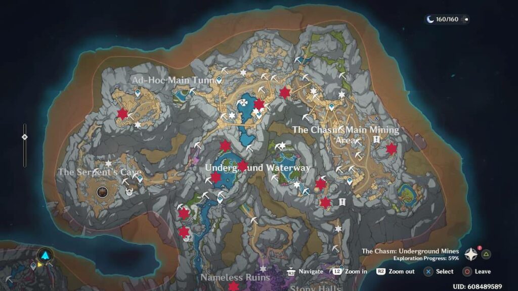 All The Chasm time trial challenge locations.