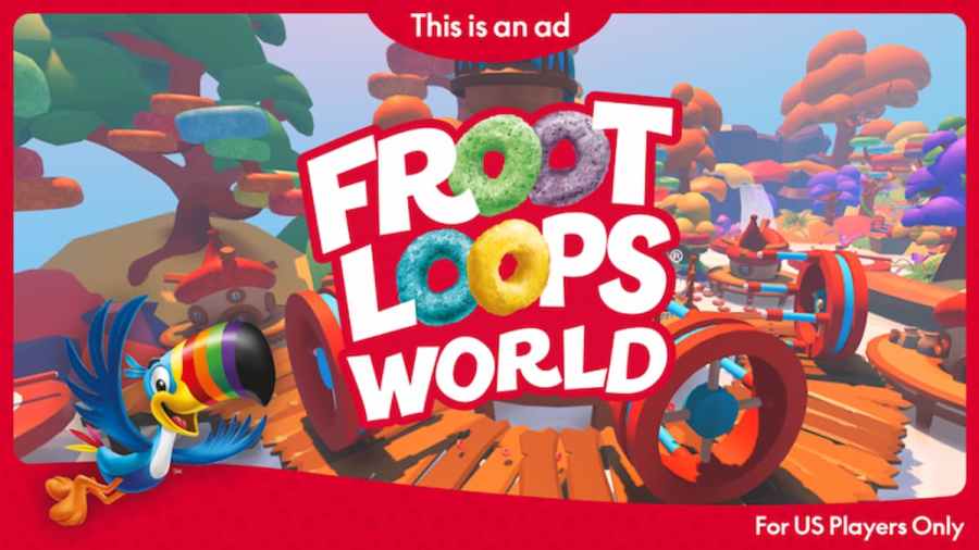 Kellogg has entered the Roblox metaverse New Froot Loops obby
