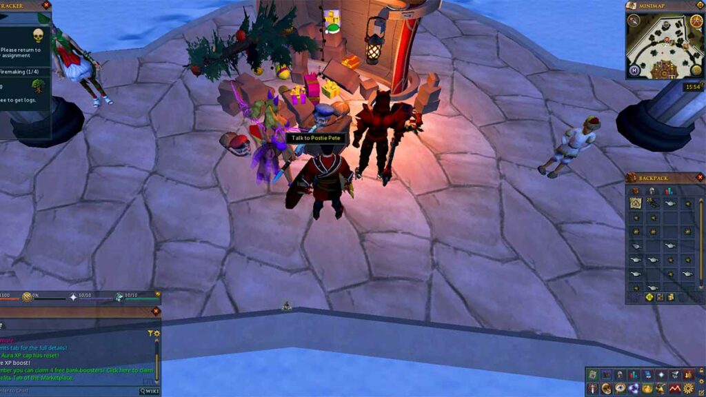 Runescape 2022 Christmas Paper Where To Find Postie Pete In Runescape - The Hiu