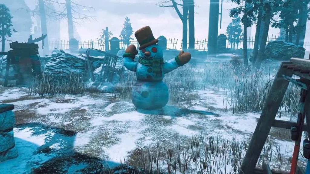What do the snowmen do in the Dead by Daylight Winter Bone Chill Event