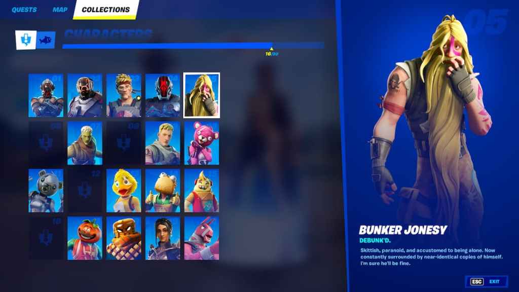 Where is NPC 5 Bunker Jonesy in Fortnite Chapter 3 Season 1 Pro Game