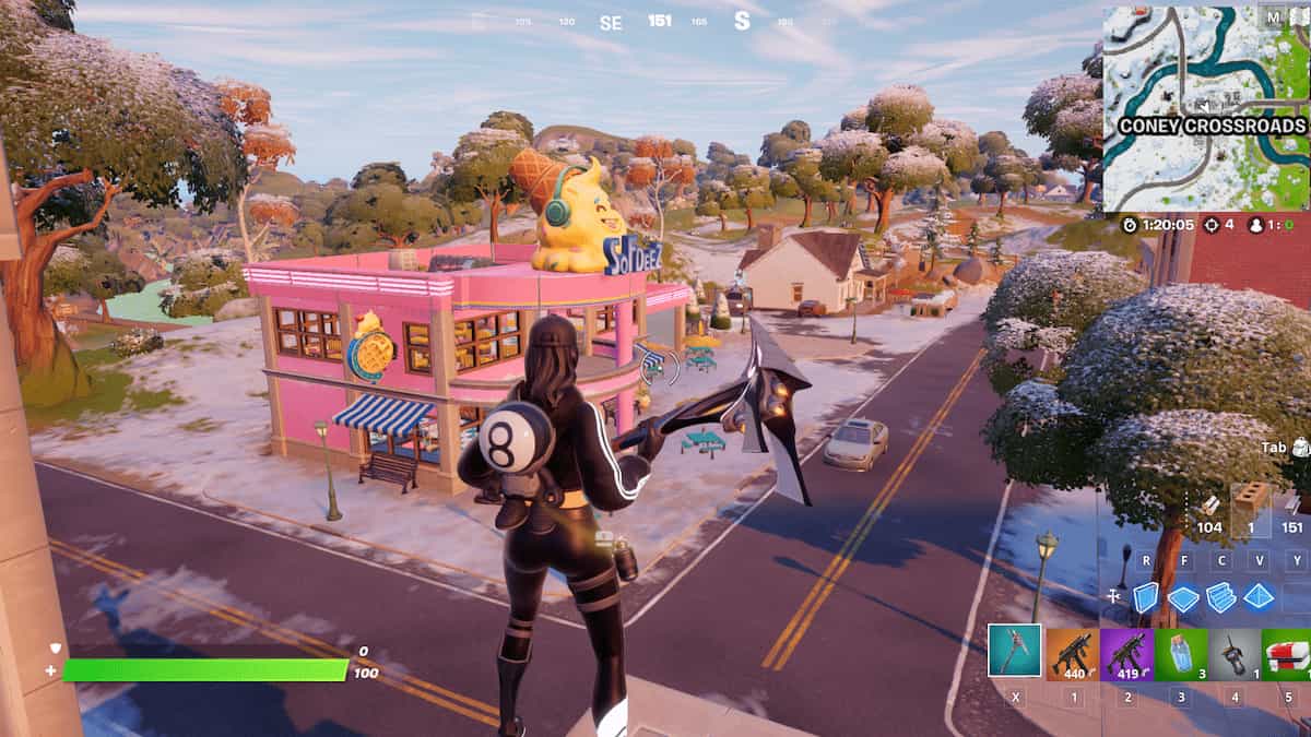 Where is Coney Crossroads in Fortnite Chapter 3 Season 1? - Pro Game Guides