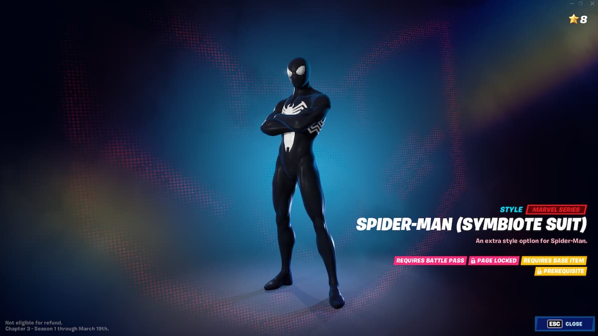 How to get the SpiderMan Symbiote Outfit in Fortnite Chapter 3 Pro