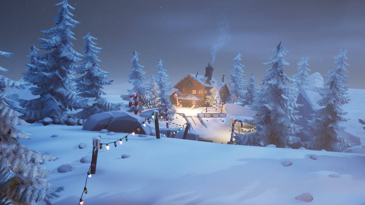 How to warm yourself by the Yule Log in the Cozy Lodge in Fortnite