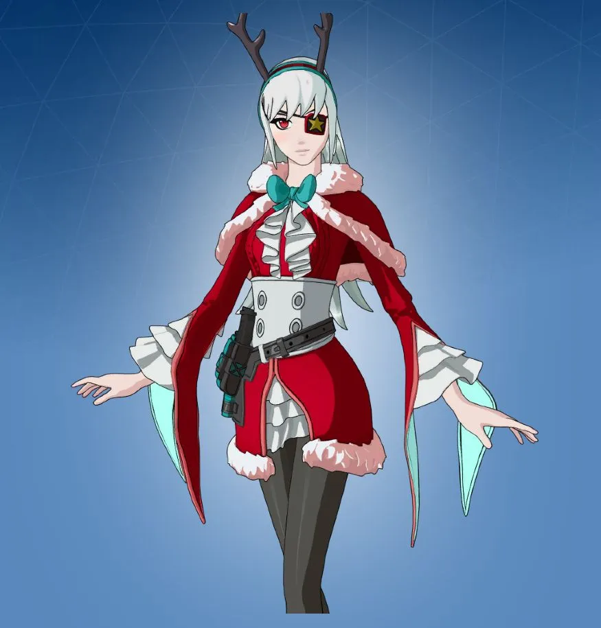 REINA BUNDLE in Fortnite ITEMSHOP preview Christmas Anime Skin  YouTube