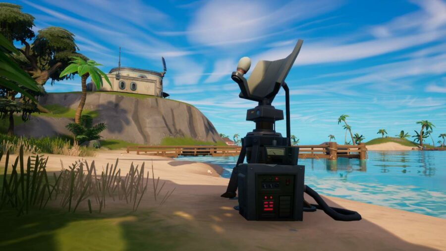Where to destroy signal jammers at The Launchpad in Fortnite Pro Game