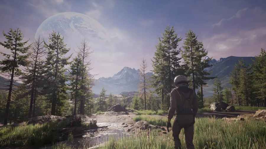 A beautiful landscape in Icarus