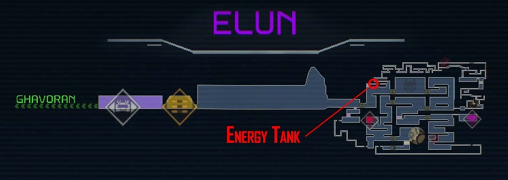 Metroid Dread Elun map