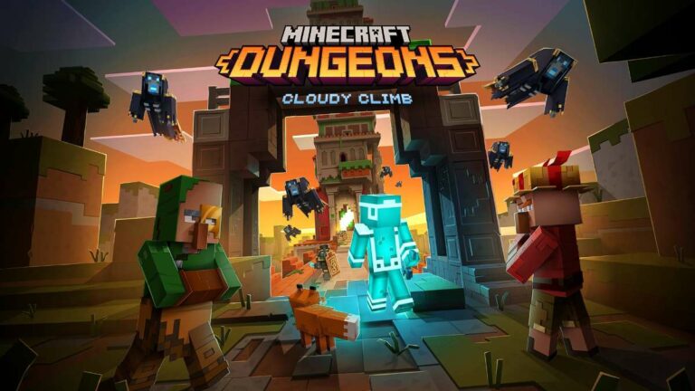 All Rewards in Minecraft Dungeons Cloudy Climb Update