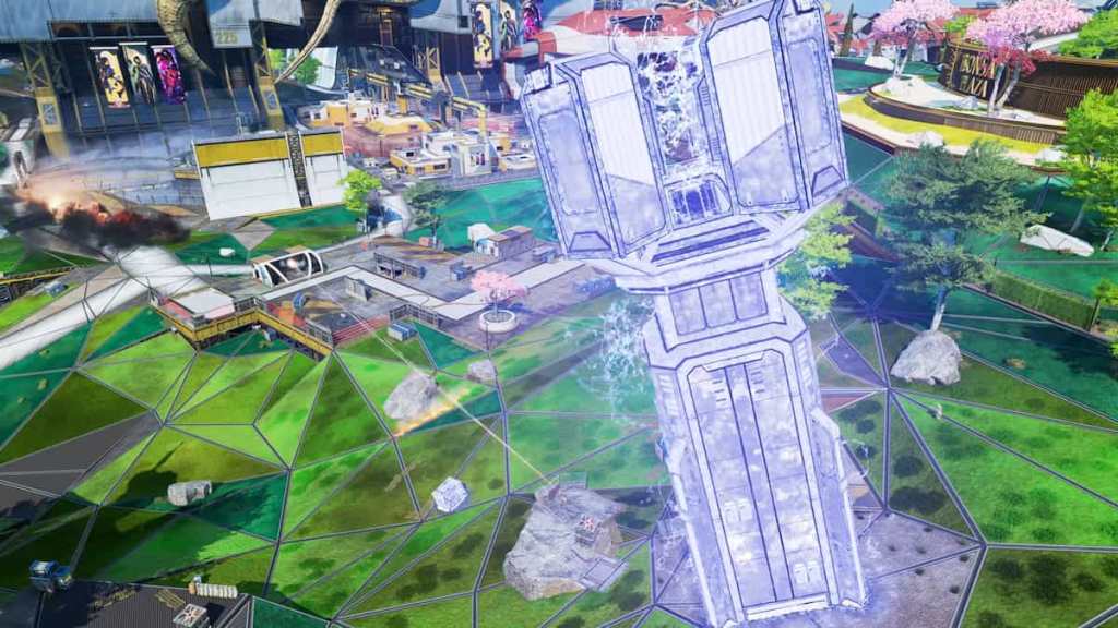 Sabotaged Olympus Teleported Building