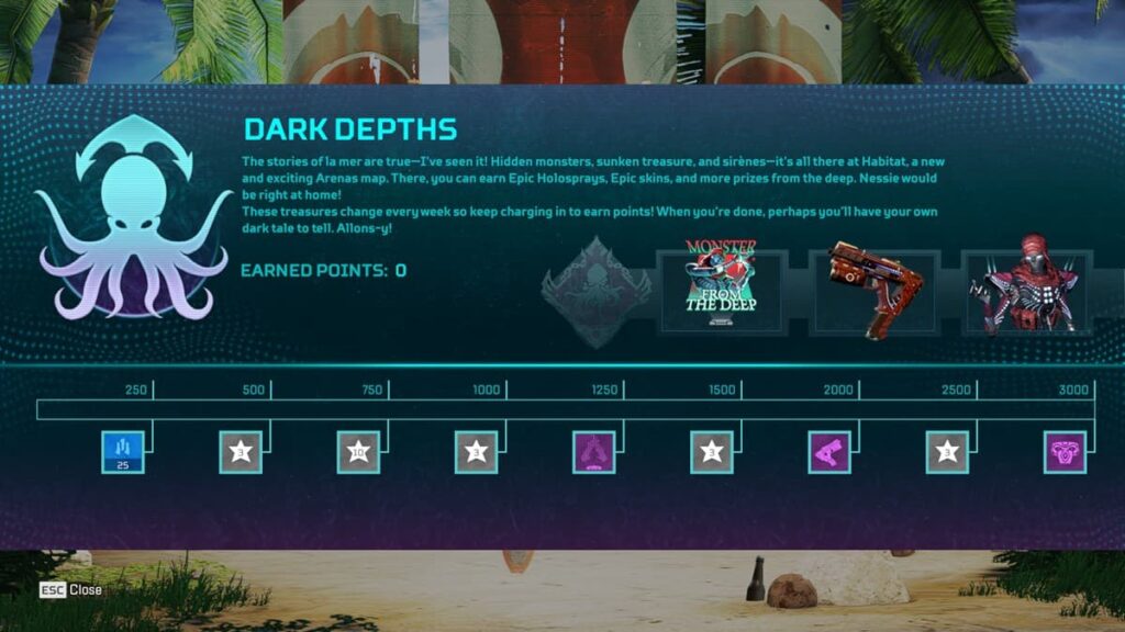 Dark Depths Prize Tracker Week 3