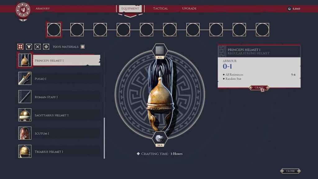 Expeditions Rome Ui How to craft and upgrade items in Expeditions: Rome | Pro Game Guides