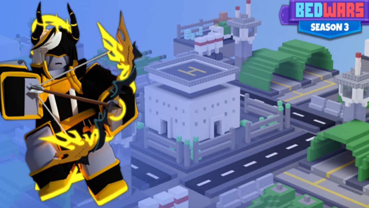 Using FLY POWERS in Roblox Bedwars 