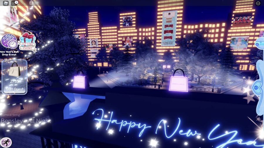 Where are the shopping bags in Roblox Royale High? 2022 New Year’s