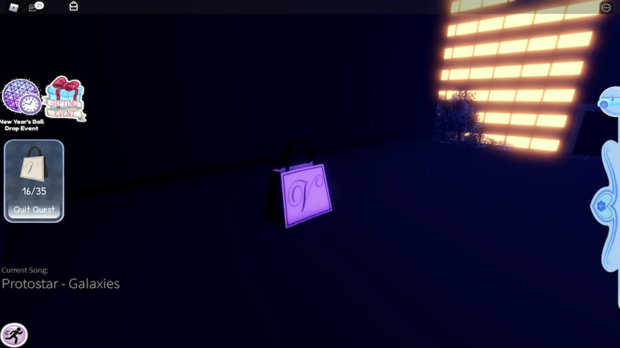 Where are the shopping bags in Roblox Royale High? 2022 New Year’s