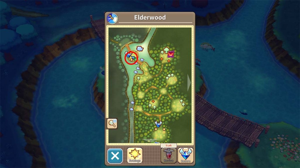 Fantasy Life Online Elderwood Map