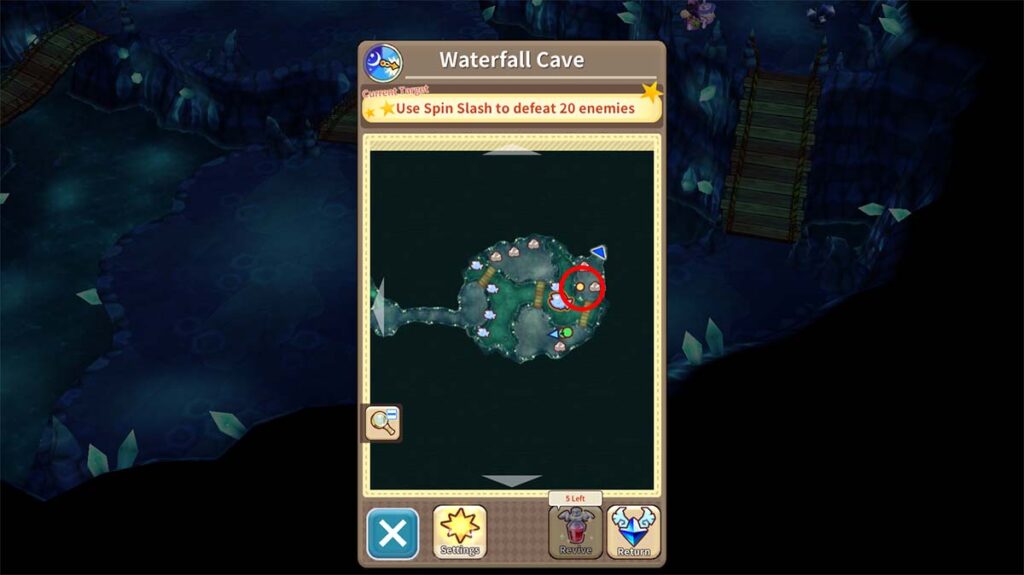 Fantasy Life Online Waterfall Cave Map