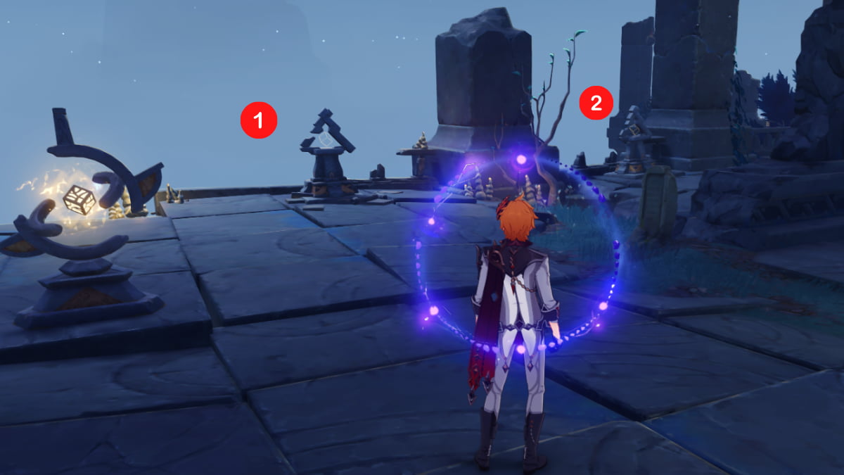 How to solve the Labyrinth puzzle in the Evernight Temple in Enkanomiya