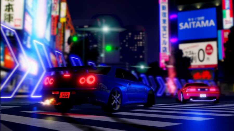 Roblox Midnight Racing Tokyo car racing in streets