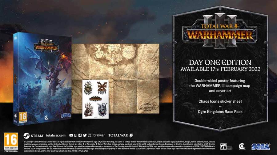 Warhammer 3 day one edition