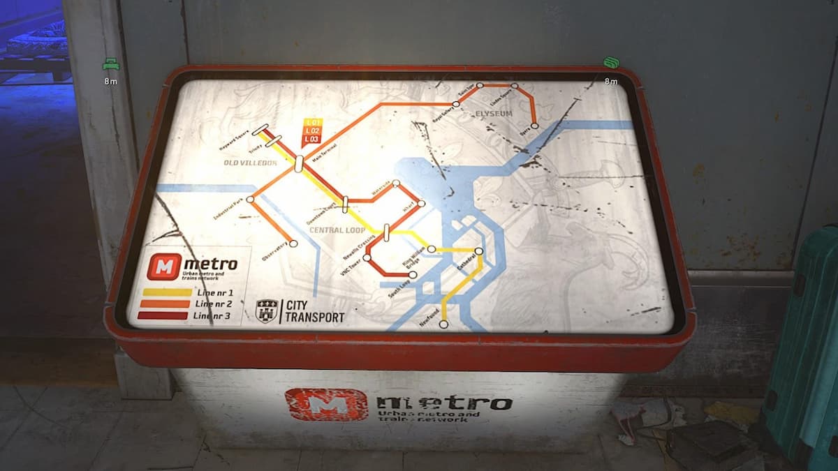 Where to find all Metro Station locations in Dying Light 2 Pro Game