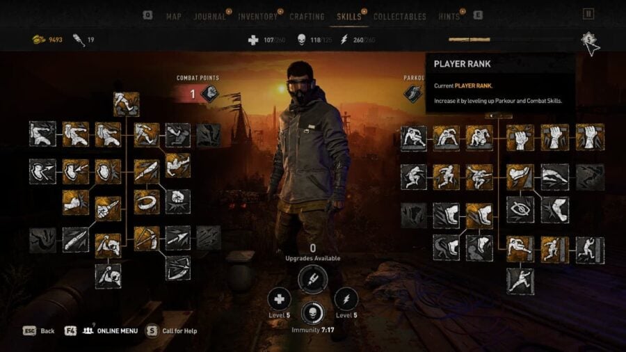 dying light free survivor xp