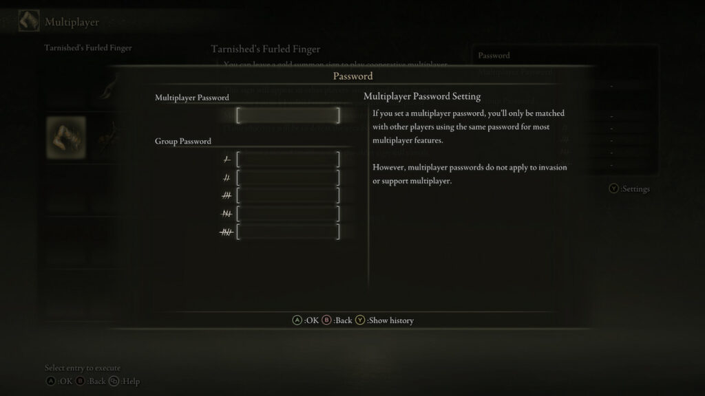 How to set a password for multiplayer and coop in Elden Ring? Pro