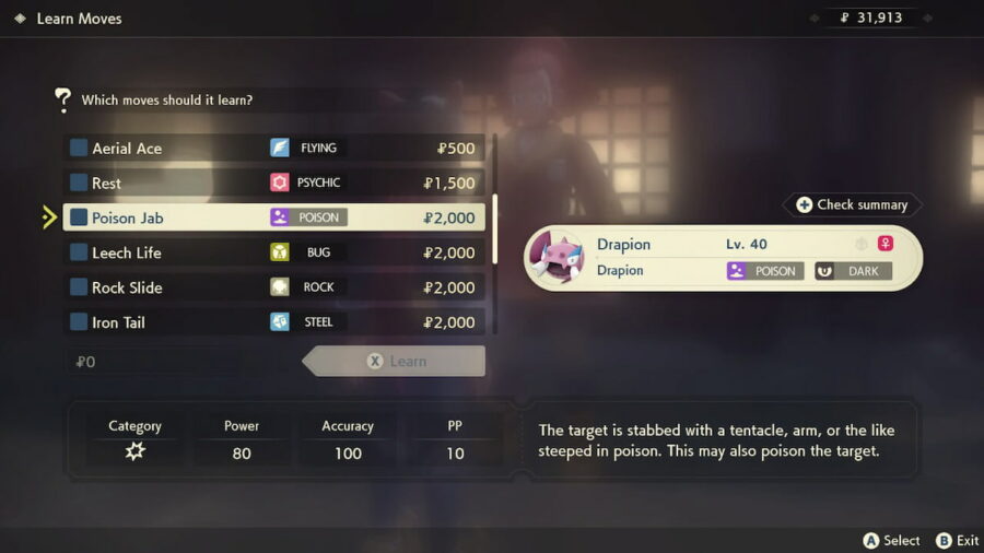 Best moves for Drapion in Pokémon Legends Arceus Pro Game Guides