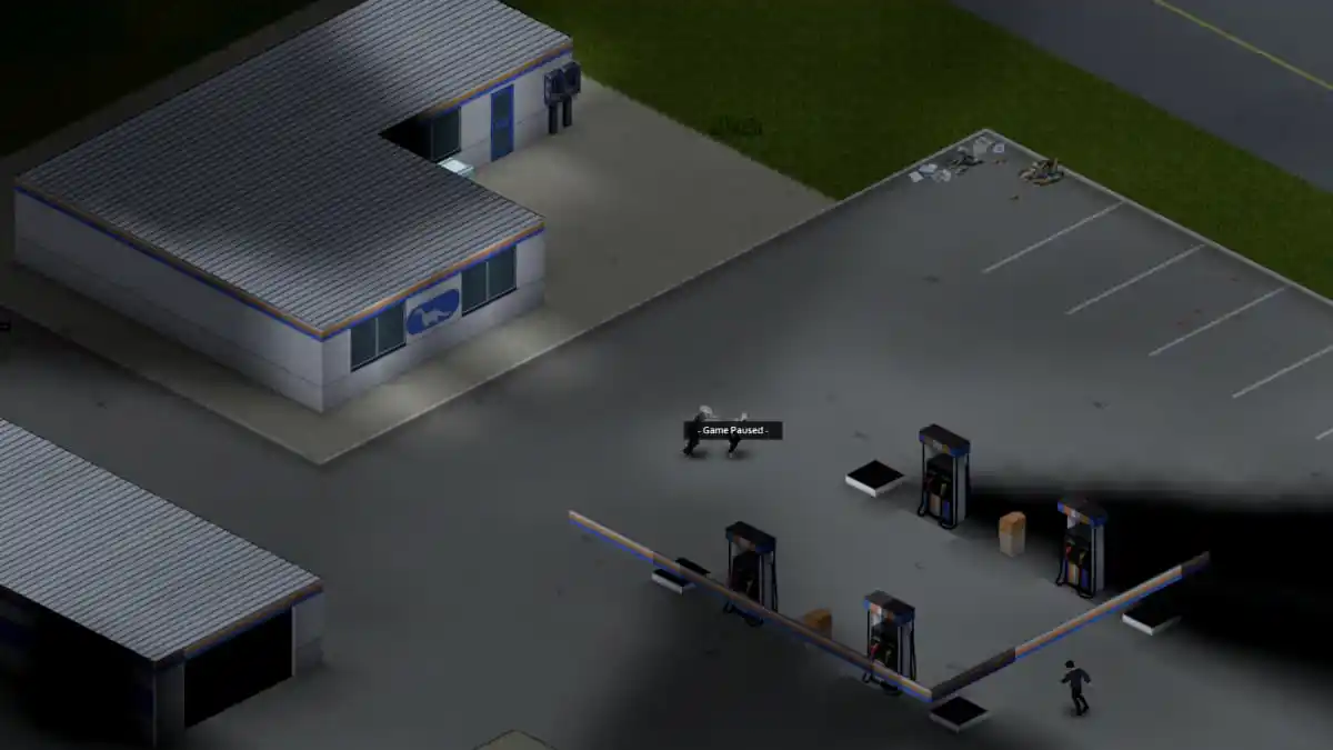 Project Zomboid Gas Station Map