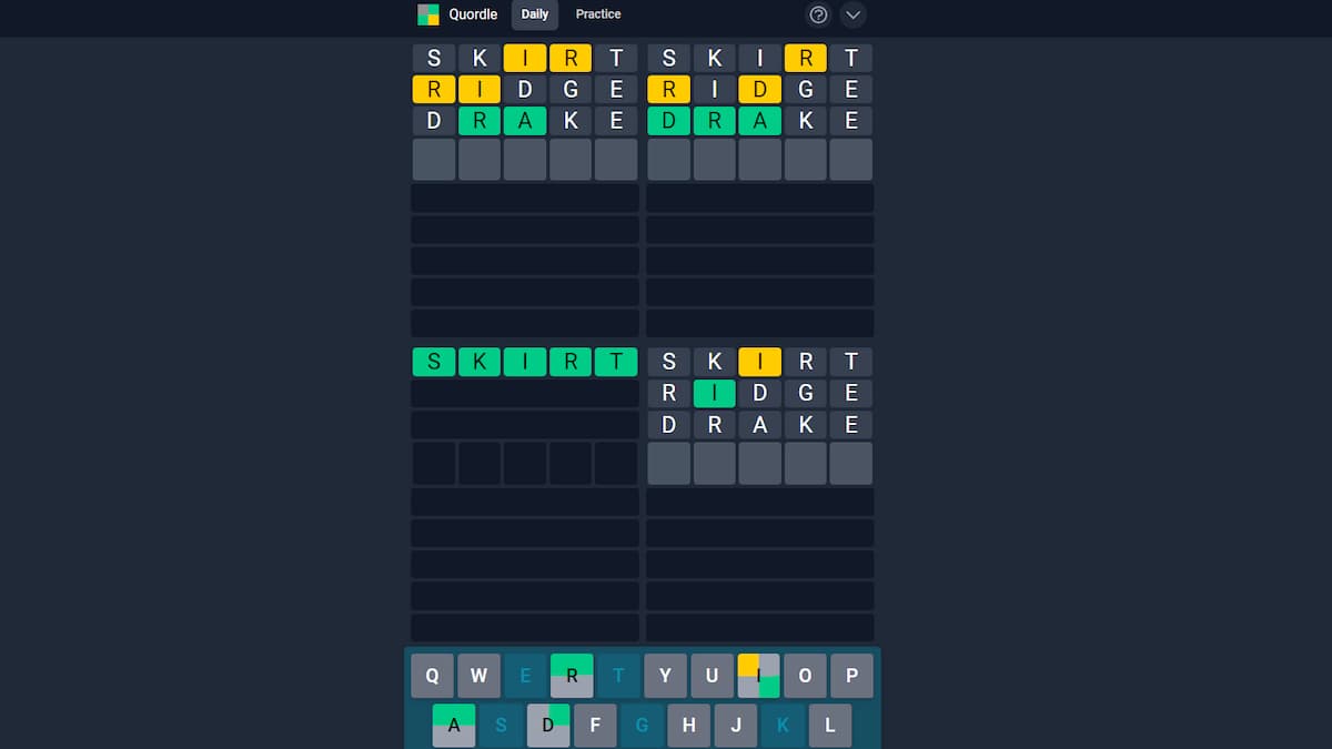 Quordle strategies and how it differs from Wordle  Pro Game Guides