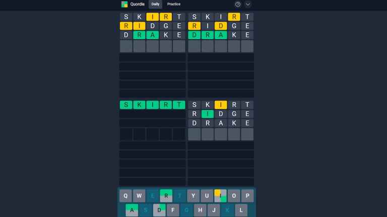 Quordle strategies and how it differs from Wordle  Pro Game Guides