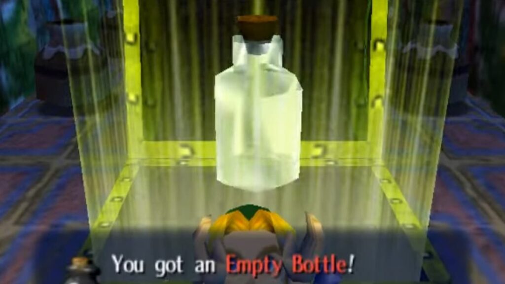 All six Bottle locations in The Legend of Zelda Majora's Mask (N64