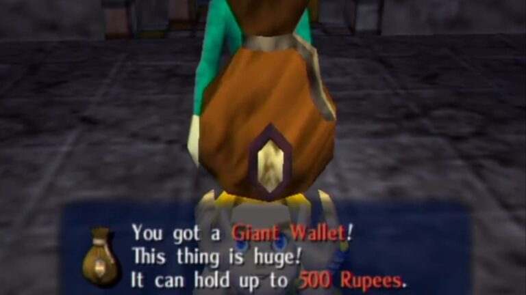How to obtain the Giant Wallet – The Legend of Zelda: Majora’s Mask (N64/Switch version)