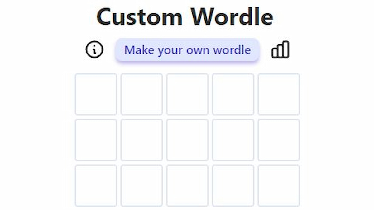 Make Your Own Wordle Game
