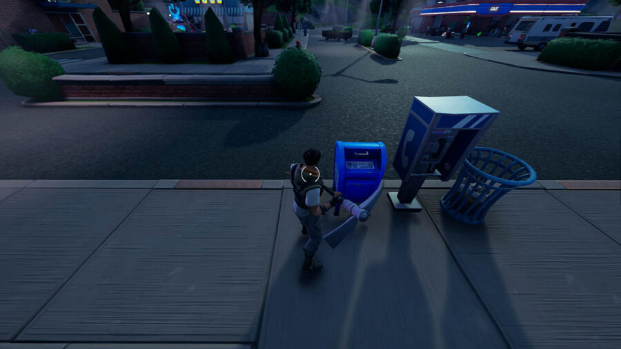 Where to destroy mailboxes at Sleepy Sound or Tilted Towers in Fortnite