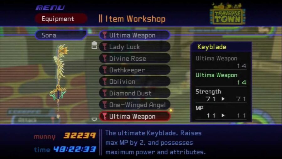 How to get the Ultima Keyblade in Kingdom Hearts 1.5 ReMix - Pro Game ...