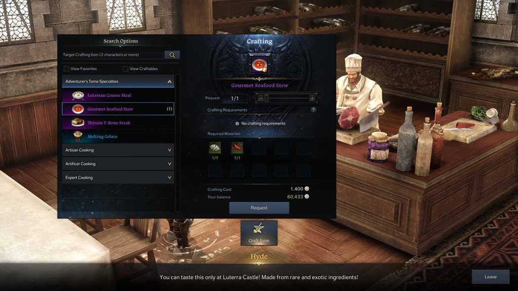 How to craft Gourmet Seafood Stew in Lost Ark Pro Game Guides