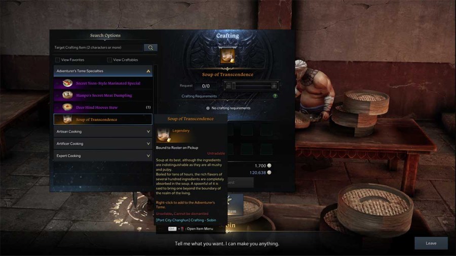 How to craft Soup of Transcendence in Lost Ark Pro Game Guides