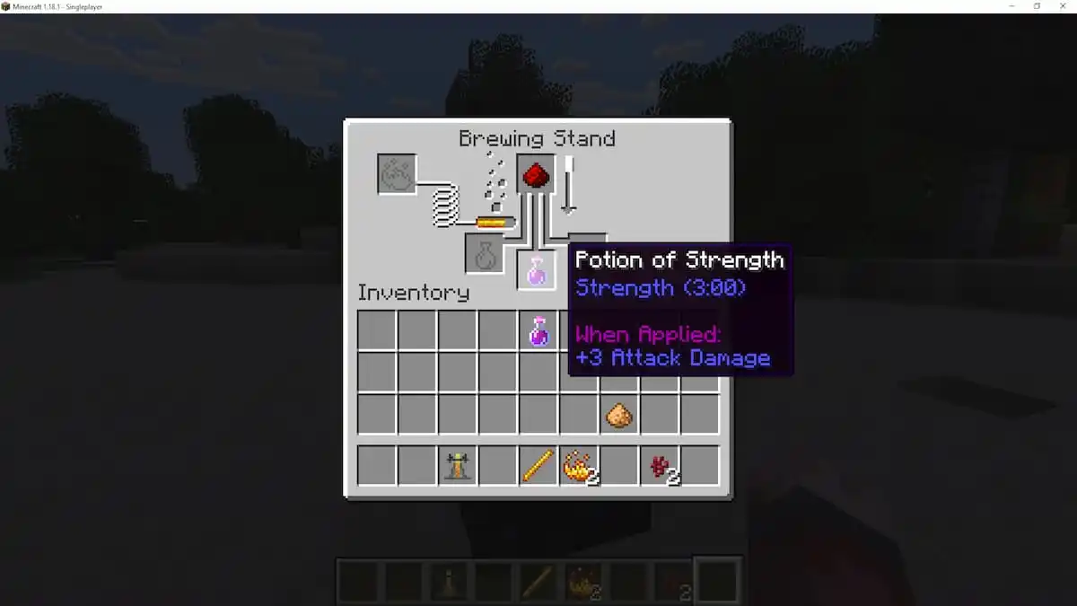How to make a potion of strength in Minecraft - Pro Game Guides